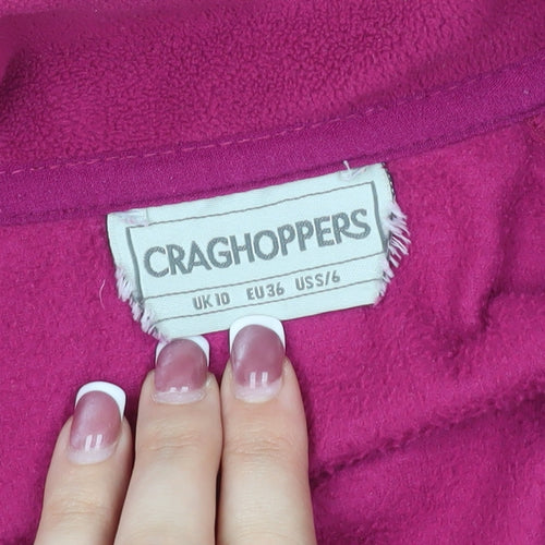 Craghoppers Women's Pink Fleece Pullover Size 10