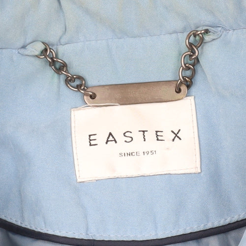 Eastex Women's Blue Quilted Coat, Size 12, Lined