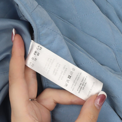 Eastex Women's Blue Quilted Coat, Size 12, Lined