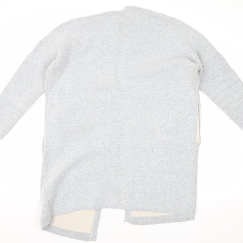 Oasis Grey Women’s XS Open Front Cardigan Long Sleeve
