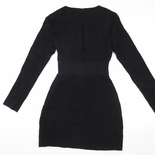 Zara Women's Black Short Dress Size 12