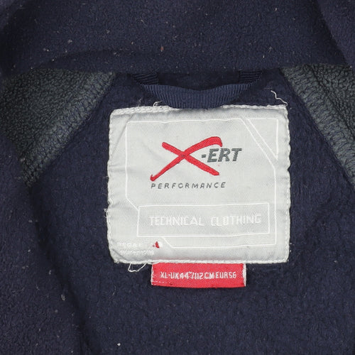 X-ERT Performance Men's Blue Fleece Jacket XL