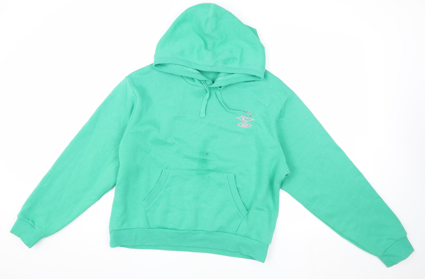Rip Curl Women's Green Pullover Hoodie, Size M