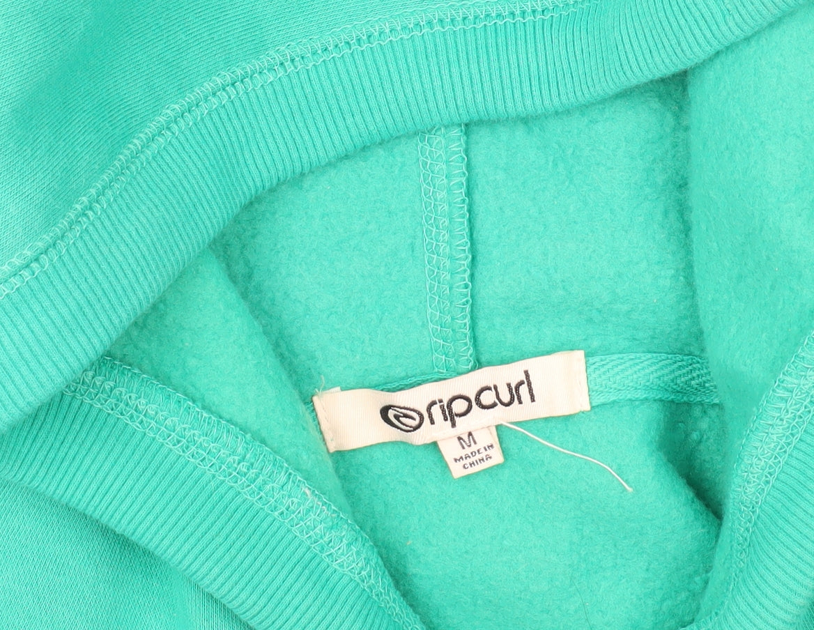 Rip Curl Women's Green Pullover Hoodie, Size M