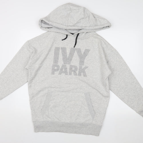Ivy Park Women's Grey Pullover Hoodie S
