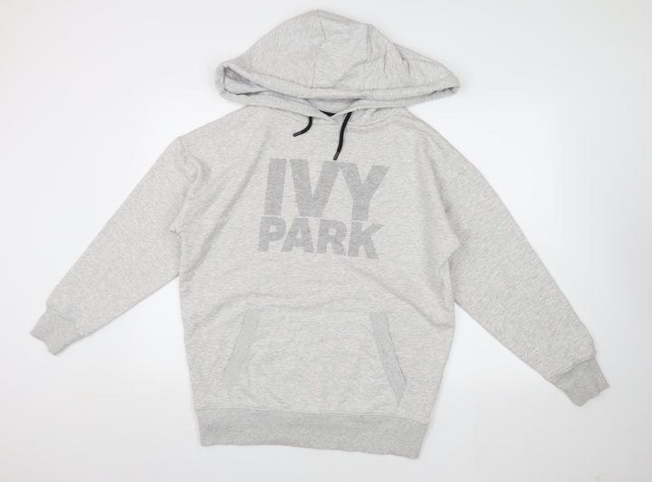 Ivy Park Women's Grey Pullover Hoodie S