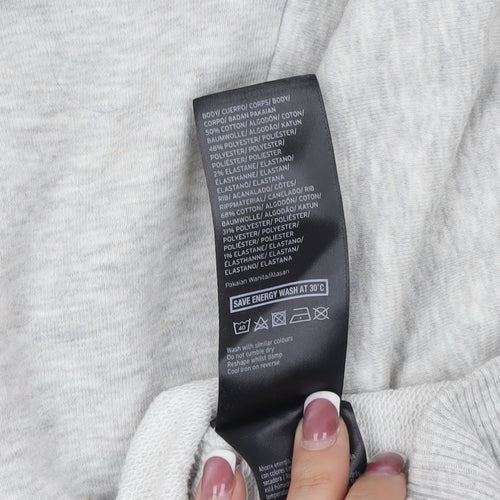 Ivy Park Women's Grey Pullover Hoodie S