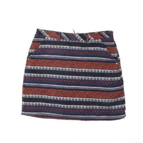 Marks and Spencer Women's Geometric Zip Skirt Size 10