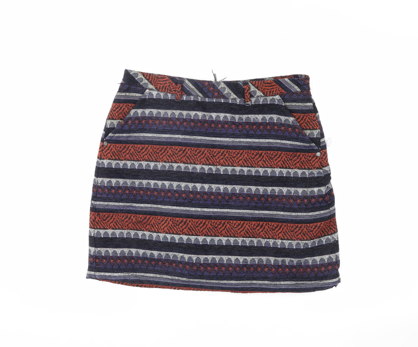 Marks and Spencer Women's Geometric Zip Skirt Size 10