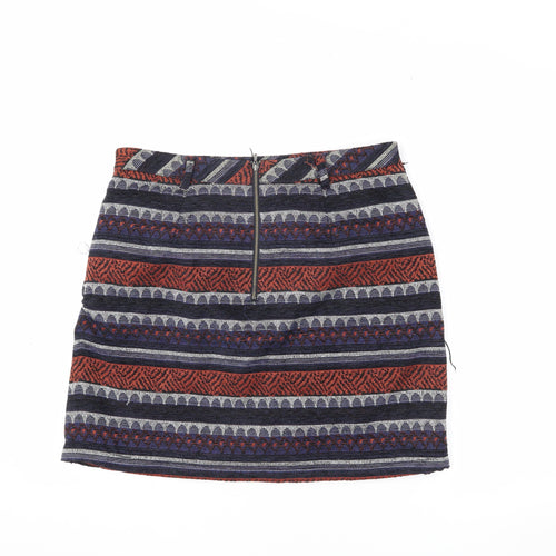 Marks and Spencer Women's Geometric Zip Skirt Size 10