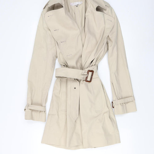 French Connection Women's Beige Trench Coat Size 16