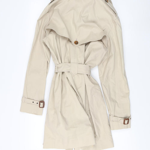 French Connection Women's Beige Trench Coat Size 16