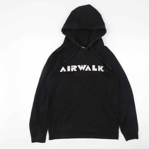 Airwalk Men's Black Small Pullover Hoodie, Skate Style