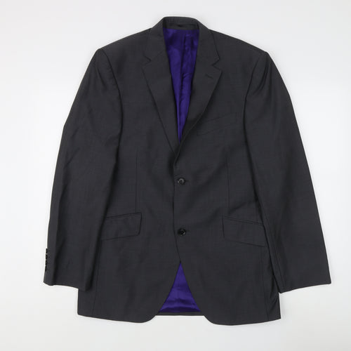 Austin Reed Men's Grey Blazer, Size 40R, Wool, Regular Fit