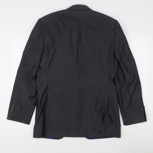 Austin Reed Men's Grey Blazer, Size 40R, Wool, Regular Fit