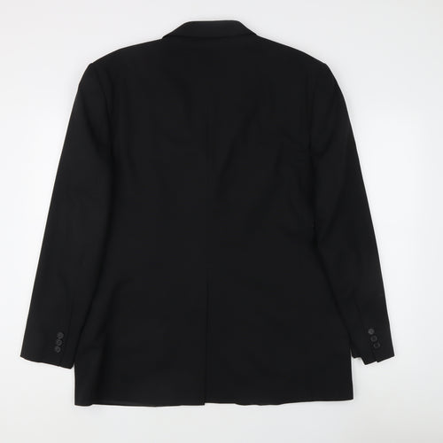Marks and Spencer Men's Black Blazer 44R Wool Blend