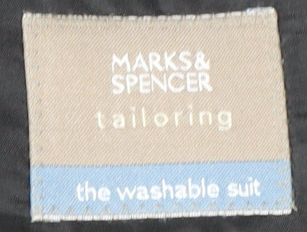 Marks and Spencer Men's Black Blazer 44R Wool Blend