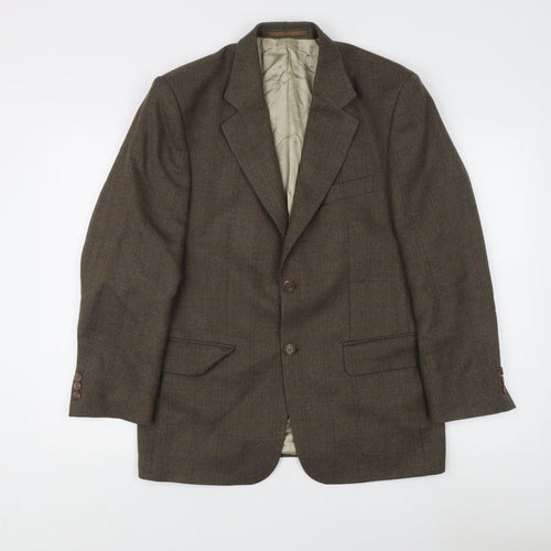 Roderick Charles Men's Brown Wool Blazer Jacket 40R