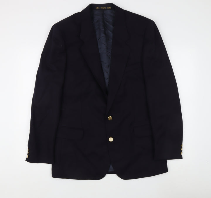 Burton Men's Blue Blazer Size 40 Long Jacket