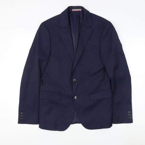 Moss Bros. Men's Blue Regular Fit Blazer 38R