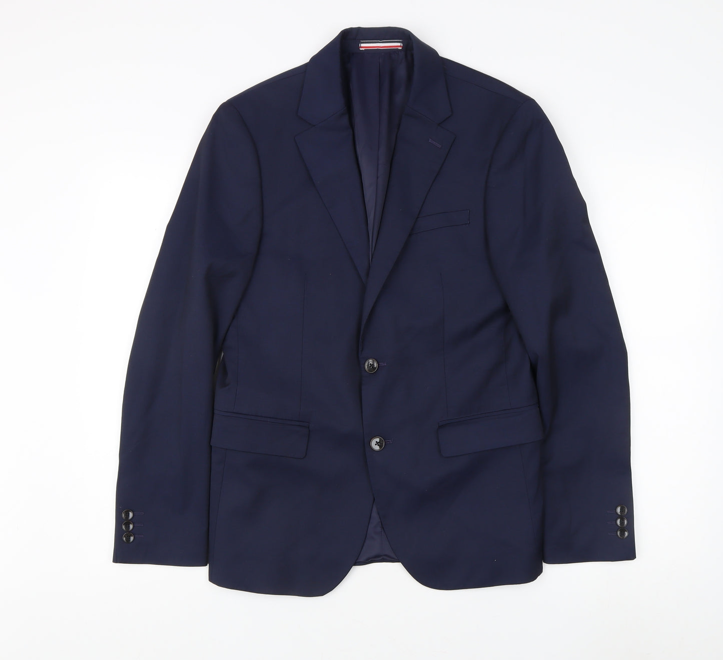 Moss Bros. Men's Blue Regular Fit Blazer 38R