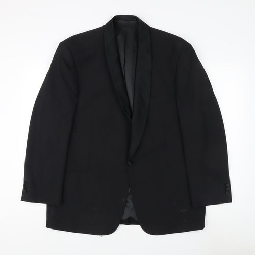 Marks & Spencer Men's Black Shawl Lapel Tuxedo Blazer 42 Short