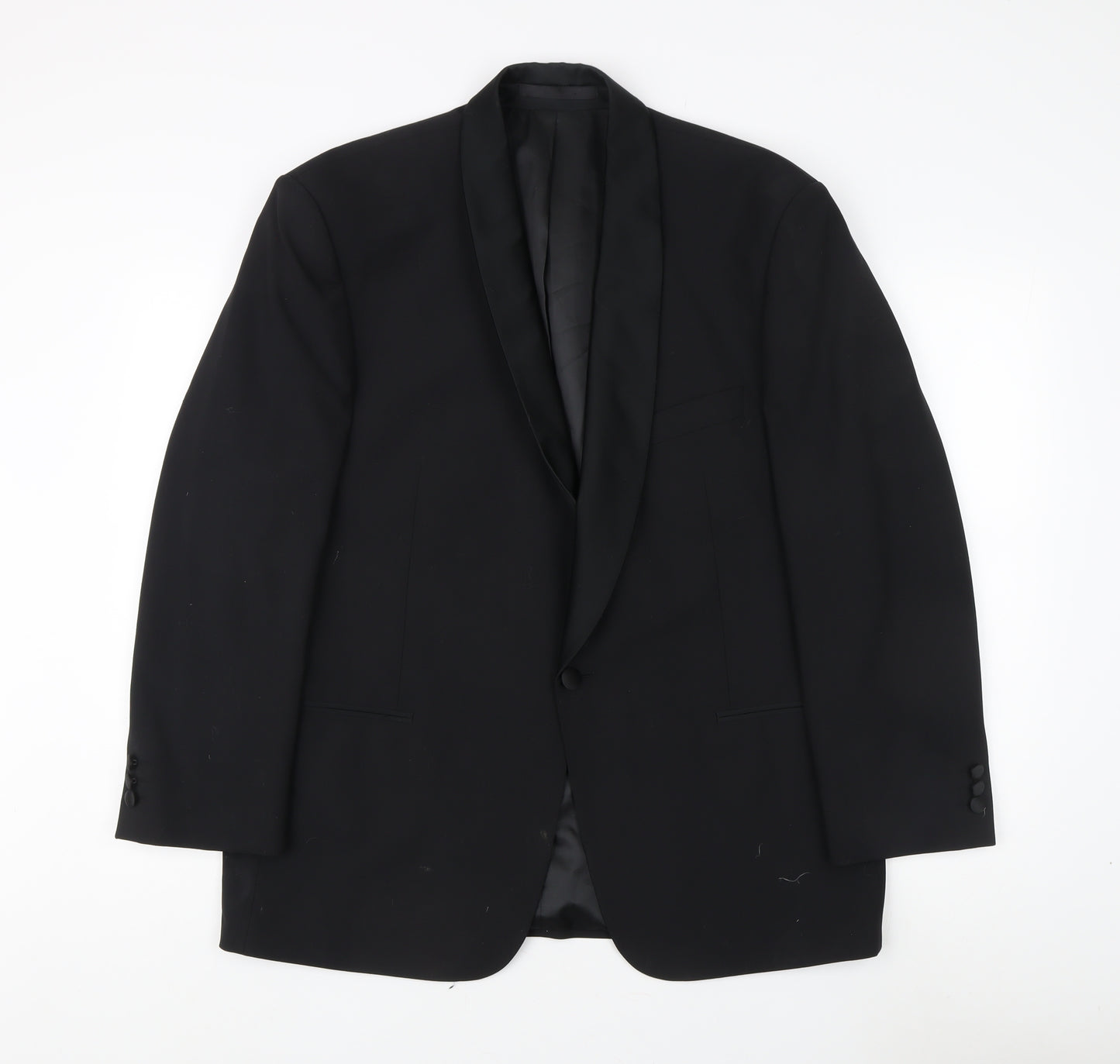 Marks & Spencer Men's Black Shawl Lapel Tuxedo Blazer 42 Short