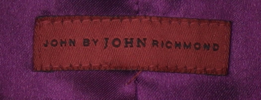 John Richmond Women's Black Pea Coat Size 10 Buttoned