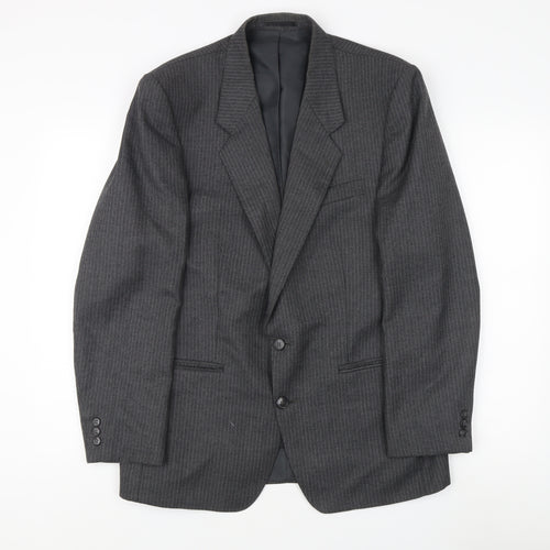 C&A Men's Grey Blazer, 40, Regular Fit, Business