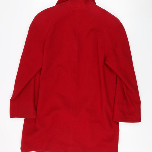 Astraka Women's Red Wool Overcoat Size 16