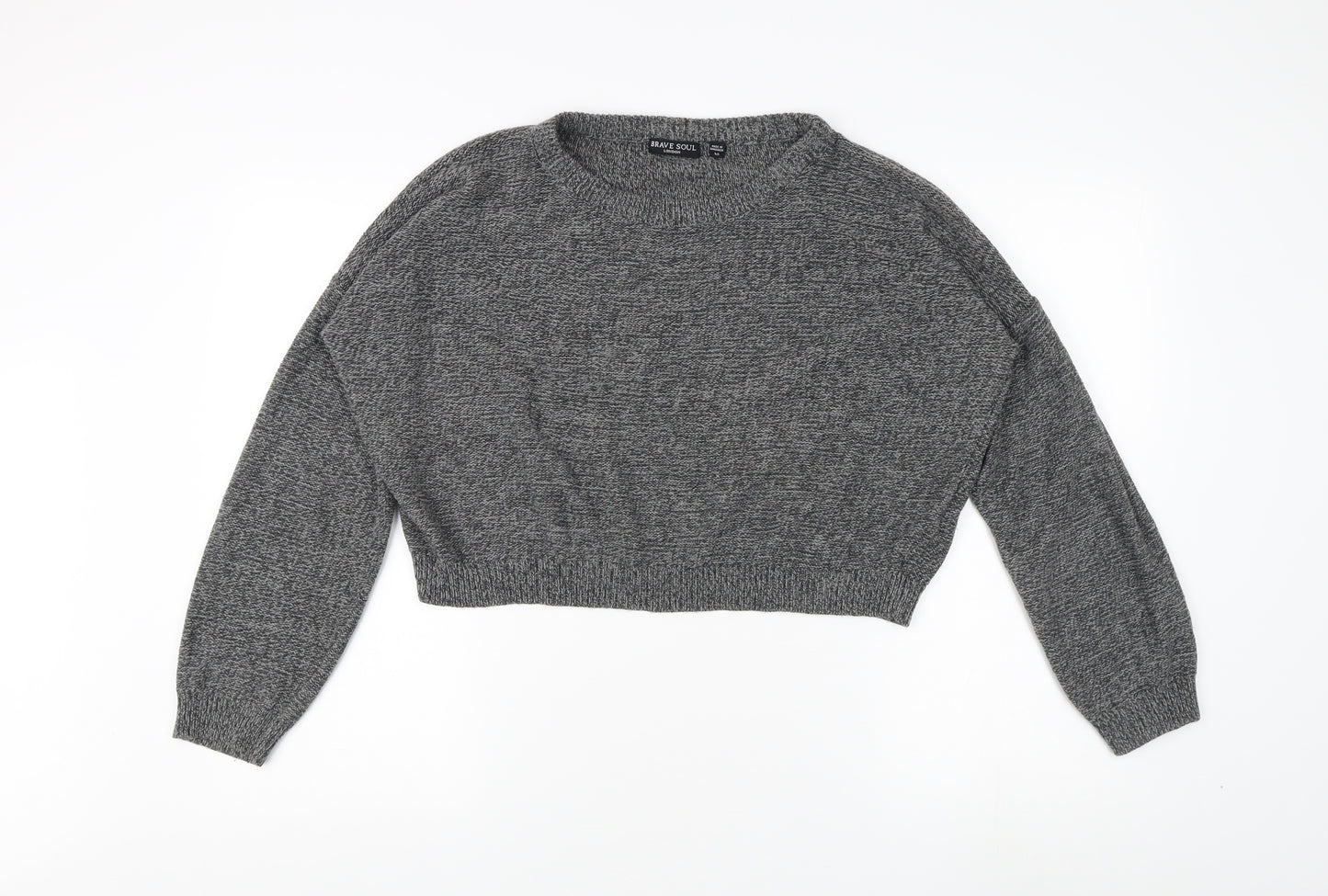 Brave Soul Women’s Grey Pullover Jumper M