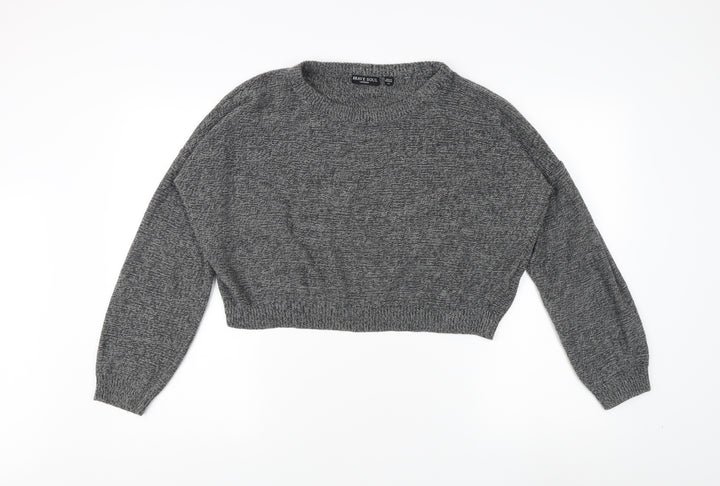 Brave Soul Women’s Grey Pullover Jumper M