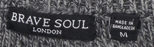 Brave Soul Women’s Grey Pullover Jumper M
