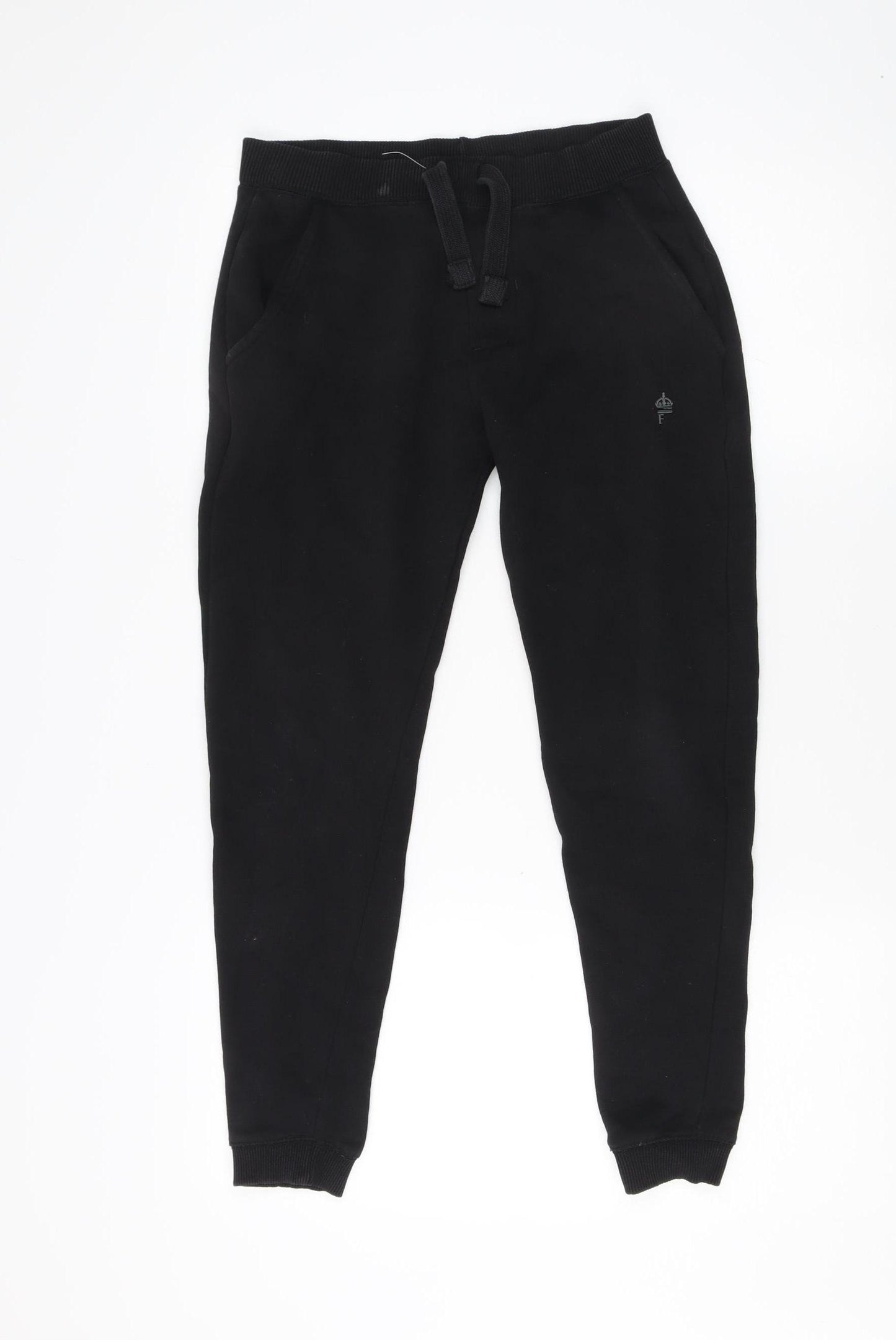 French Connection Boys Black Jogger Tracksuit Size 11-12Y