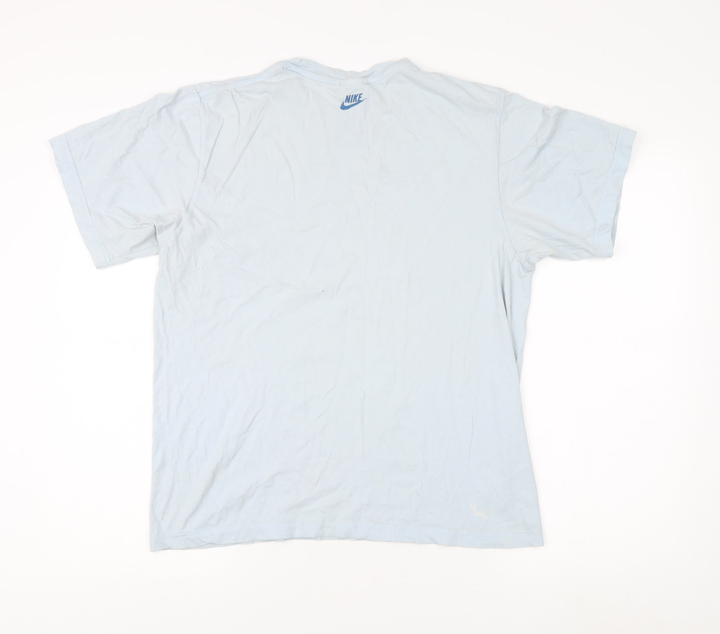 Nike Men's Blue Graphic Print T-Shirt Size M