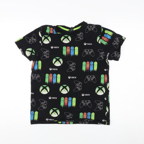 George Boys Black Xbox Graphic T-Shirt 13-14 Years