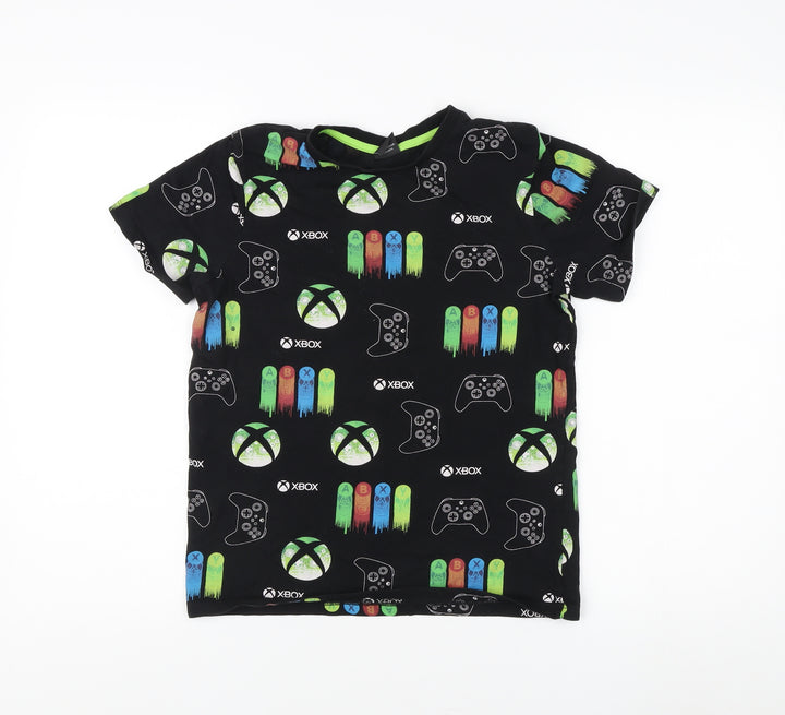 George Boys Black Xbox Graphic T-Shirt 13-14 Years