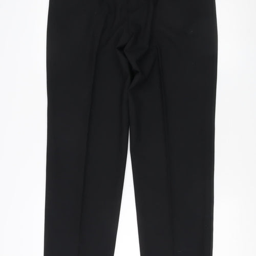 Marks and Spencer Men's Black Wool Blend Dress Pants