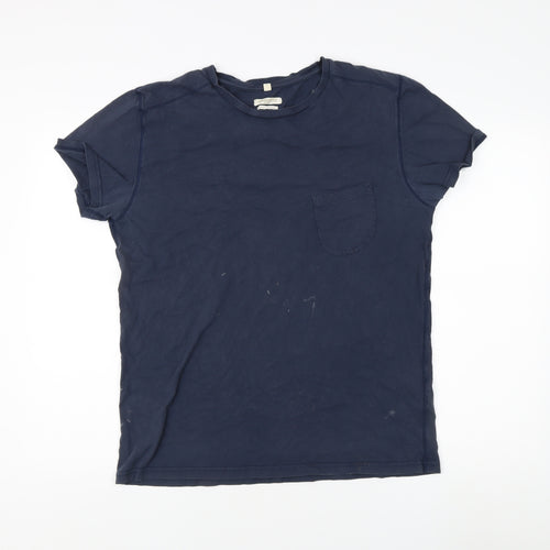 Levi's Men's Blue Cotton Crew Neck T-Shirt Size 3