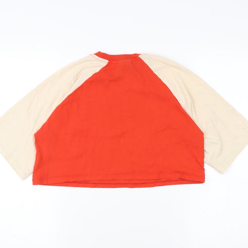Ivy Park Women's Red Cropped T-Shirt Size XS
