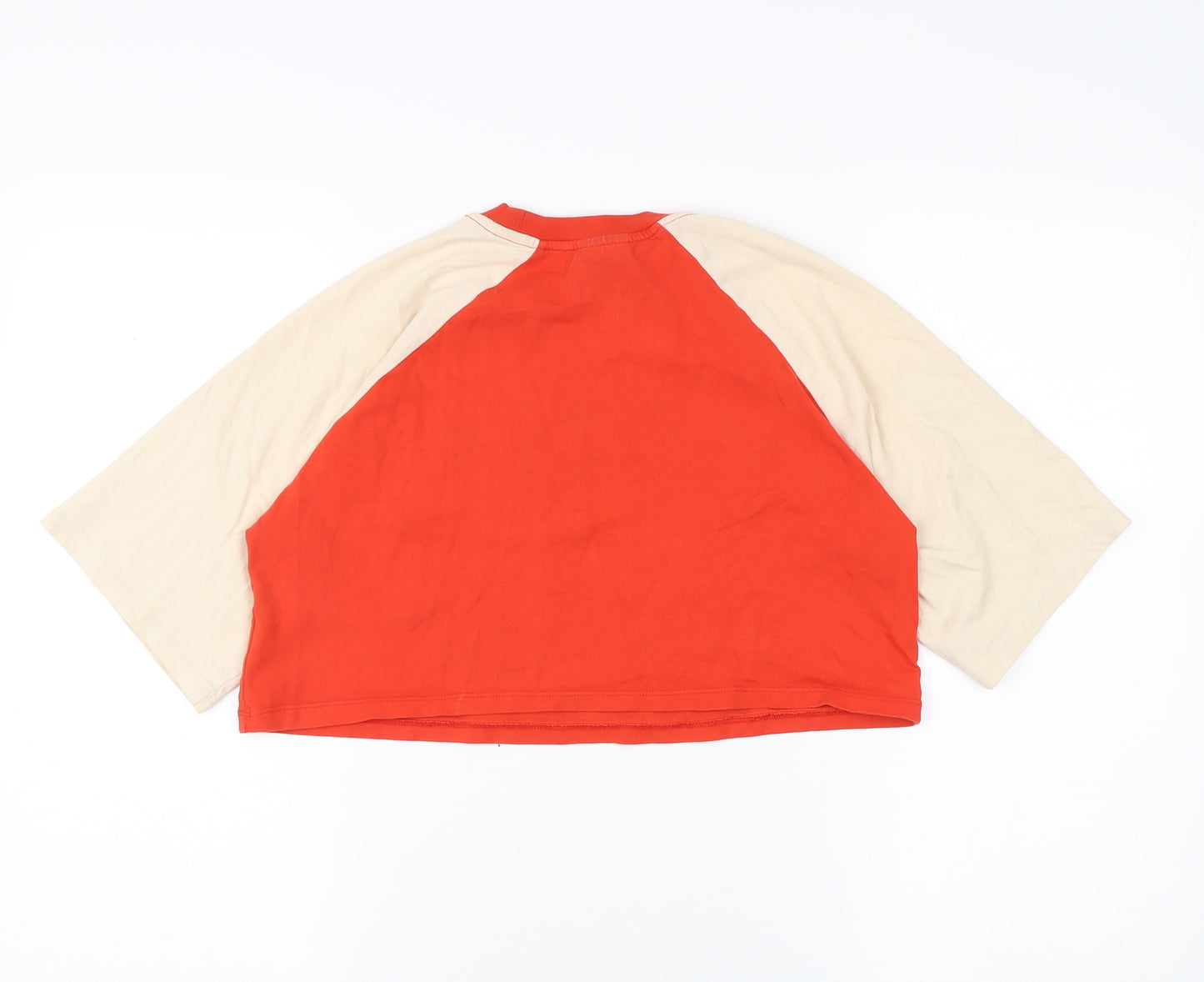 Ivy Park Women's Red Cropped T-Shirt Size XS