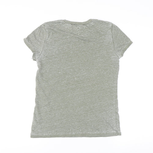 American Eagle Unisex Green Crew Neck T-Shirt M