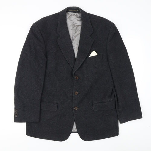 Marks & Spencer Men's Grey Blazer 40S Wool Blend