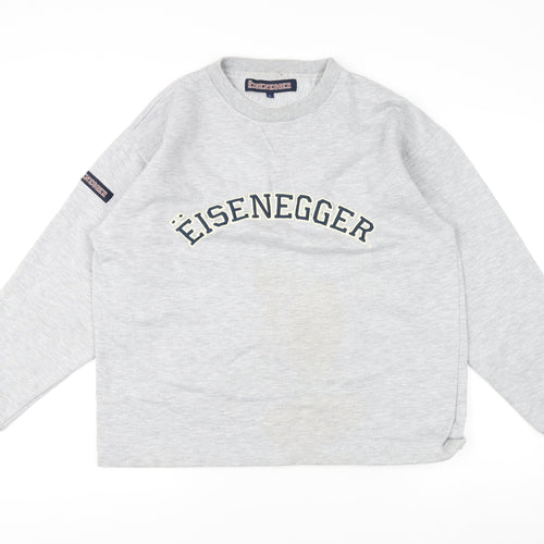 Eisengger Grey Logo Sweatshirt, Men's L, Pullover