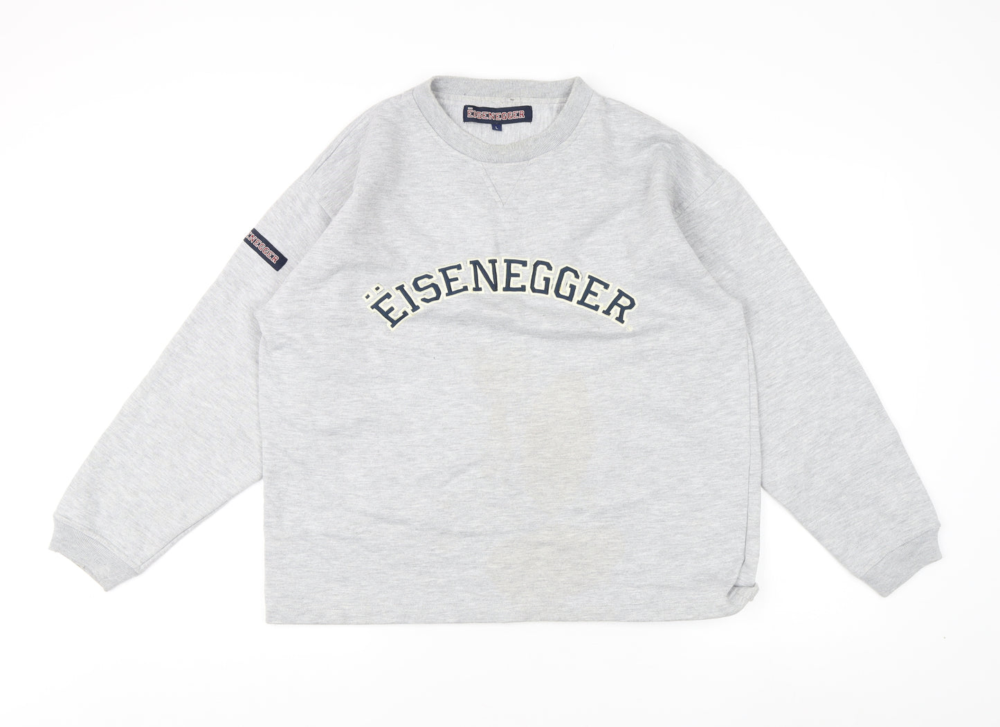 Eisengger Grey Logo Sweatshirt, Men's L, Pullover