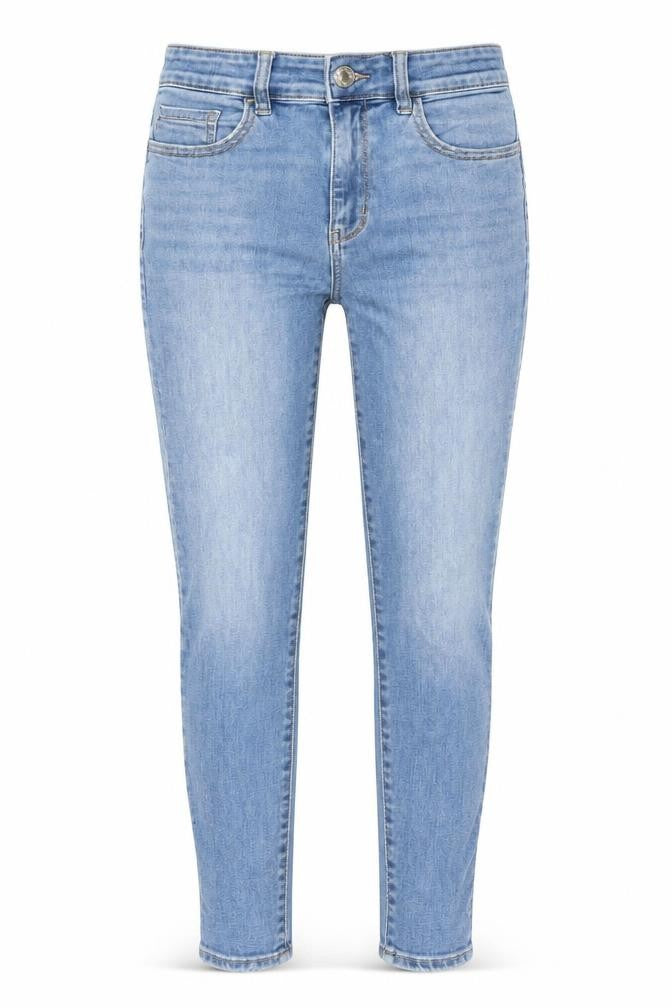 Front view of American Eagle Women's Blue Skinny Jeans, size 6