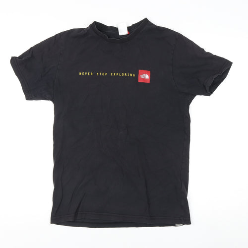 The North Face Men's Black T-Shirt, S, Cotton, Logo