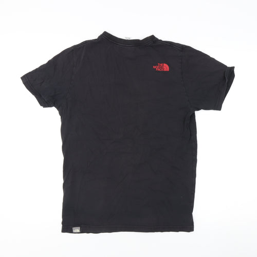 The North Face Men's Black T-Shirt, S, Cotton, Logo