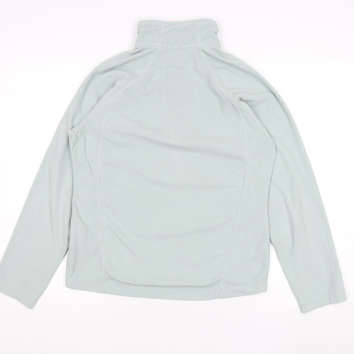 Berghaus Women's Grey Fleece Pullover 1/4 Zip Size 10
