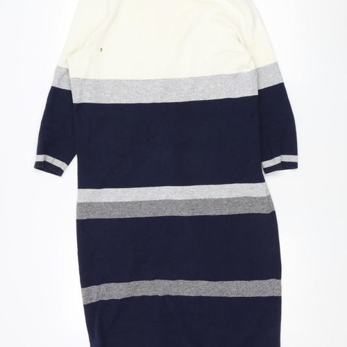 Crew Clothing Women's Striped Tunic Jumper Size 12